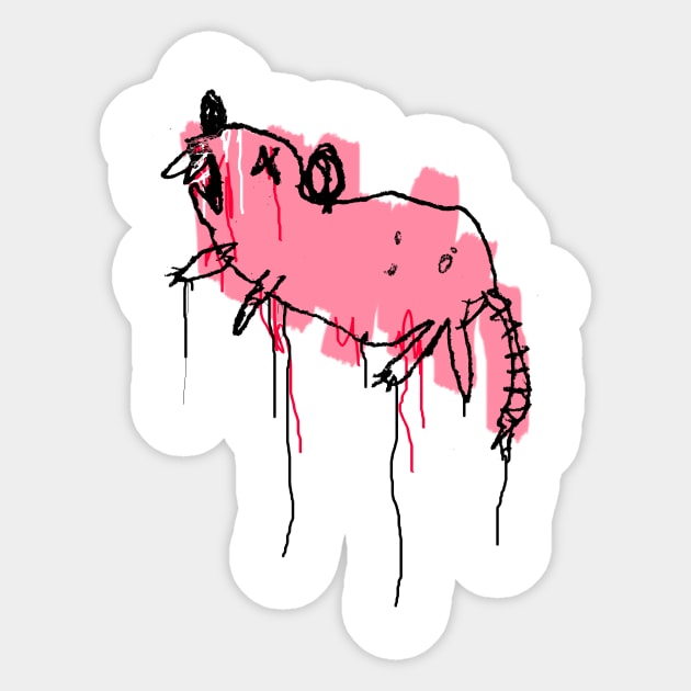 This Shirt Is Gross And I'm Sorry Sticker by Justin Aerni Studios